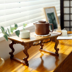 옻칠 나무 원목 다도상 찻상 소반 다용도 다과상 소 : 코쿡