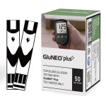 글루네오 플러스 혈당시험지 1박스(50매입) : 그린의료기