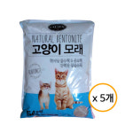 벤토나이트 고양이 모래 캣썬 무향 5L 5개 : 주식회사 바른생활