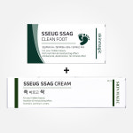 성원화장품 초움 쓱싹 플러스 크림 35ml 1개 + 크린 풋비누 50g 1개  1세트 : 성원화장품
