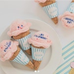 딸기 아이스크림 장난감(노즈워크 삑삑 바스락) : 해피메리