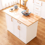 호두데코 데일리 1200 아일랜드 홈바 식탁(수납형) : 호두데코