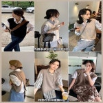 여성 가을 브이넥 베스트 울 브이넥 단색 니트 Z0038 베스트 조끼 : 나니클로젯