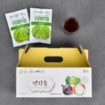 HACCP 신믿음건강농원 무안 황파 양배추즙 60팩 + 60팩 100ml 총 120팩 : 신믿음건강농원
