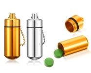 [약통캡슐] 알루미늄/방수 필캡슐 긴급알약보관용 : 이레메디