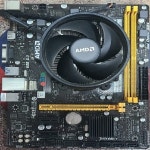 AMD 라이젠 7 1700 ＋ A320 보드 SET 중고(백패널O) : 엔터피씨몰