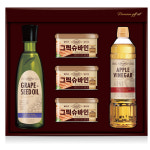 그릭슈바인 복합3호(캔햄200gx3개+포도씨유500ml+사과식초500ml) : 하람커머스