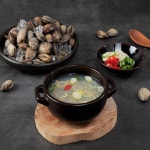 정가네 고향집 바지락국 500g 6팩 10팩 국내산 : 정가네재첩국