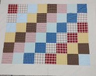 사각 패치 차렵이불 : 퀼트나라