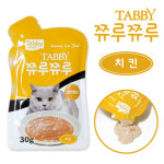 고양이 아기고양이 길고양이 테비 쮸루쮸루 대용량 츄르 추르 츄루 습식 간식 파우치 30g : 말썽쟁이여름