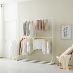 와이드 1800 옷방 긴옷 높은 자취방 매장용 스탠딩 행거 : 봉봉상회