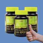 새싹보리착즙 60정x3통 식이섬유많은음식 보리새싹추출물 : 찜앤페이