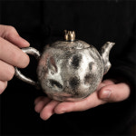 180cc 석류 도자기 묘은 차호 티포트 다관 : 다도코리아