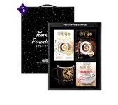 탐앤탐스 파우더 커피믹스 밀크티 코코아 바닐라 라떼 명절 직원 단체 선물세트 x 10세트 : 사.육.사