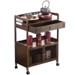 바퀴가 달린 주방 선반 바닥 침실 다층 보관 야채 랙 미용실 보관 트롤리 : 르비화 국제상점