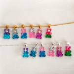 뉴곰돌이 925 실버 진주 원터치 39 칼라 투톤 글리터 펄 : MOE GARDEN