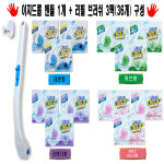 이지드롭 변기크리너 드랍 핸들+리필 3팩 변기클리너 변기세정제 : 원트모아