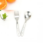 스텐 아기 유아 어린이 숟가락 포크 유치원 어린이집 식당 : 낭만가득마켓