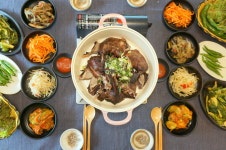 흑미팥죽오리탕 (넉넉한 2인분_반마리)  오리고기  닭백숙 삼계탕 흑미 팥죽  밀키트 캠핑요리 보양식 진천맛집 초복 중복 말복 요리 : 욕쟁이... 