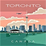 피포페인팅 P4-42 세계명소 TORONTO size 30x40 cm : 모아보자