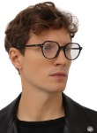 레이밴 크라운판토 뿔테안경 RayBan RB5395F 오버사이즈 안경테 블루라이트차단 : FACEDRESS