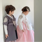 다율 화이트당의 피치 주니어 여아한복 (백일,1호~15호) : 메종드온