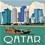 피포페인팅 P4-46 세계명소 QATAR size 30x40 cm : 모아보자