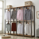 우드빌 드레스룸 시스템 행거 옷장 붙박이장 노블 G6425/G8425 : 우드빌 드레스룸가구