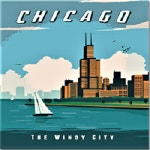 피포페인팅 P4-23 세계명소 CHICAGO size 30x40 cm : 모아보자