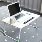 폴딩 베드 트레이 사이드 좌식 탁자 원룸 침실 좁은 집 1인 보조 간이 침대 노트북 책상 틈새 선반 태블릿 미니 화이트 블랙 우드 스틸 철제... 