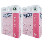 케이에이치커머스 리빙데코 30m 3겹 30롤x2팩 : 케이에이치커머스