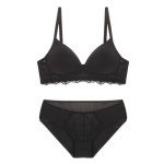 레이스브라 팬티세트 세련된 톤다운컬러 심리스 가벼운 소재 부착패드로 세탁변형 방지 뒷후크 사이즈조절 가능 D01060 : 쏙샵 언더웨어