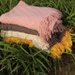 차박담요 캠핑블랭킷 소품 쇼파 어깨 무릎 방풍 보온 더블 여학생 : 헤이몰리