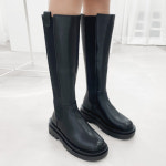 [초특가] 니하이 뒷지퍼 첼시 롱부츠 (5cm) : 마리공주의신발장