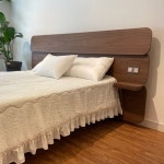 모던 월넛 침대 조명 침대 프레임  1600 : 고희관 가구 갤러리