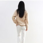 남녀공용 루즈핏 빅사이즈 2XL 88 무지 커플 맨투맨 긴팔 티셔츠 이너 트레이닝 홈웨어 : 더어반팩토리