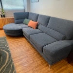 벨라 갤럭시 원단 코너 카우치 기능성 패브릭 소파 : 고희관 가구 갤러리