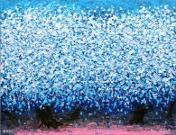 돈들어오는그림 풍수인테리어 파란나무 돈나무 그림 돈복 재물복 거실 회사그림 액자 개업선물 입주액자 집들이선물 식탁액자 파란색 나무그림... 