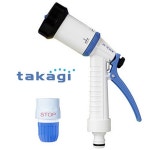 TAKAGI 타카기 G1176 분사기 노즐 샤워노즐  롱노즐 원예 청소 세차용 호스니플 커넥터 연결 : 제이테크플러스