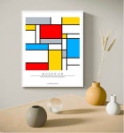 더홈아트 몬드리안 구성B 인테리어그림액자 : 더홈아트