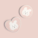 [공방상상] 하트 토끼 스마트톡(블랙바디) + 스마트톡(화이트바디) / 2종세트 [원형/하트] : 공방상상