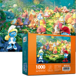 퍼즐마을 퍼즐라이프 1000P 개구쟁이스머프 3313 직소퍼즐 명화 풍경화 일러스트 2D : 퍼즐마을경상지사