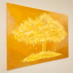 황금나무 풍수그림 금돈나무 명절선물 중,소형 : 꾸미다팩토리