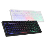 앱코 해커 K150 텐키리스 레인보우 LED 블랙 멤브레인 유선 게이밍 키보드 : HyunCom