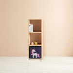 네모 원목책장 사각 박스형 정리수납 낮은 책꽂이 : 찐이다