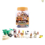 가축의 세계 농장 동물 세트 모형 가축 미니 피규어 장난감 아기 유아 학습 : 장난감샵