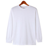 길단 트리플에이 USA 오버핏 18수 무지티 긴팔 티셔츠 2XL 3XL : 레보스텝
