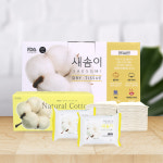 새솜이 건티슈 비건 생분해 목화솜 순면 아기 신생아 : 새솜이