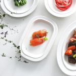 시라쿠스 메이플 빈티지 레트로 카페 브런치 플레이트 피클접시 20cm, 화이트 : 풍경이야기