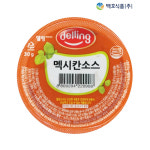 백호식품 델링 멕시칸소스 30g 100개입 박스 일회용 소스 치킨 배달 식자재 도매 유통 : 랜켓